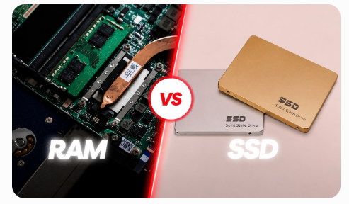 RAM and SSD comparison