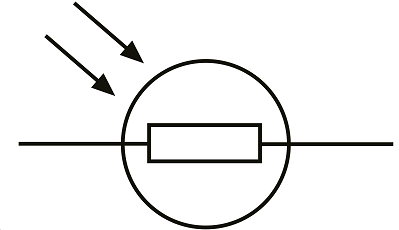 Photoresistors Symbol