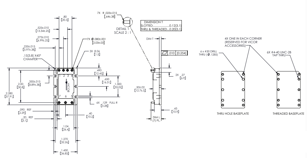 V300C12H150BL Model Outline